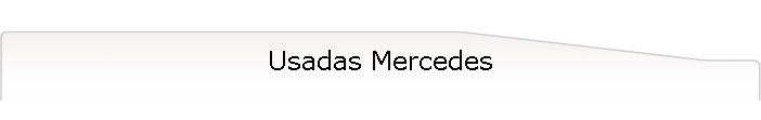 Usadas Mercedes